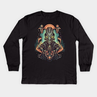 Aliens Kids Long Sleeve T-Shirt